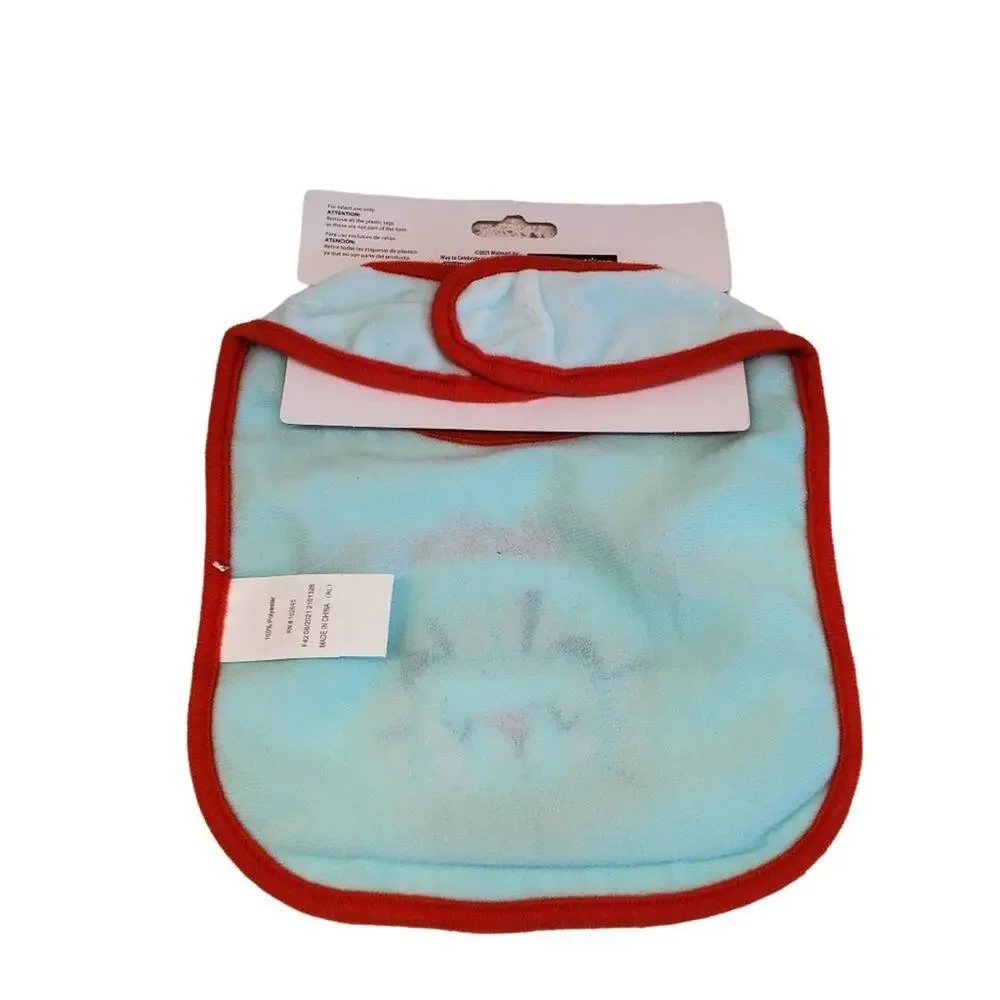 My First Valentines Day Bib Baby Bib My First Valentine Bib in Blue